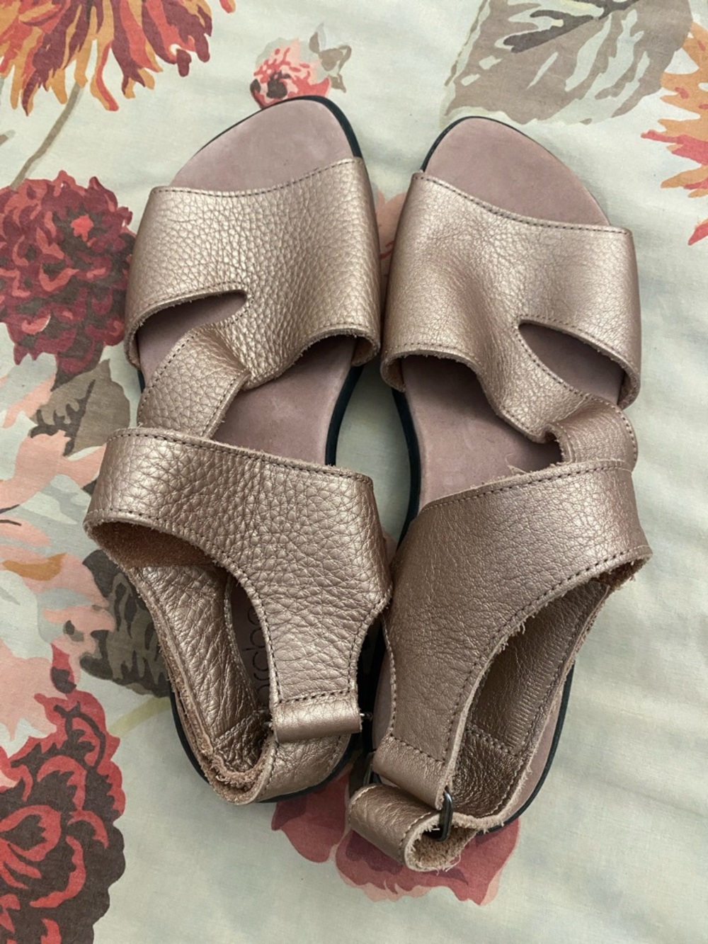 New Arche France Bronze Leather Sandals
